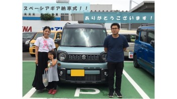 スペーシアギア納車式✨